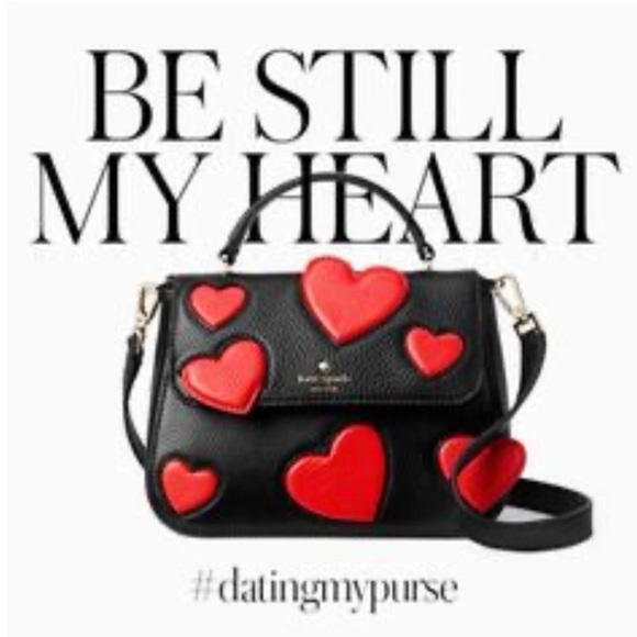 Kate Spade Red Heart Valentine’s Day Alexya Rare Novelty Bag - Picture 2 of 16